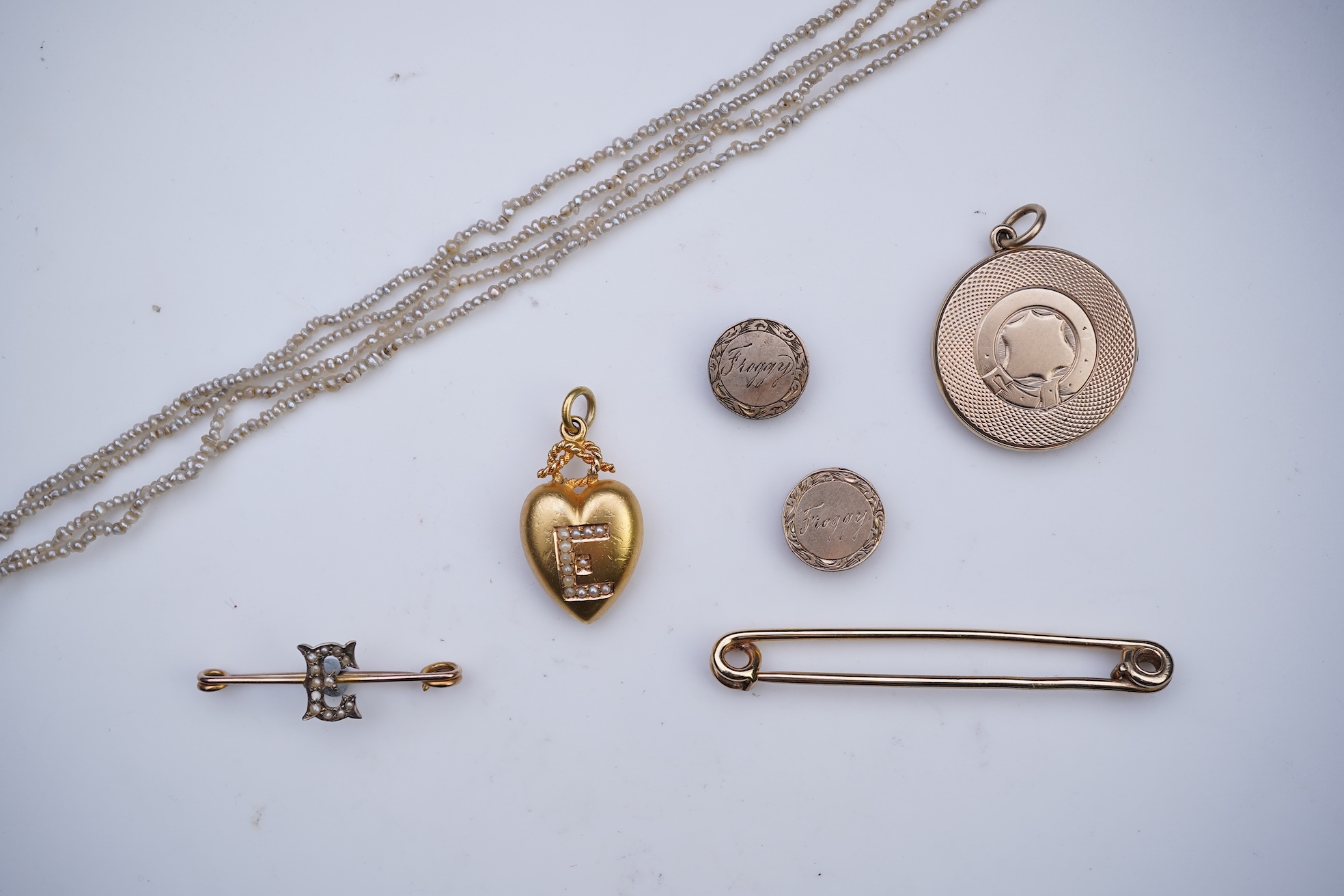 A collection of jewels, late 19th/early 20th century